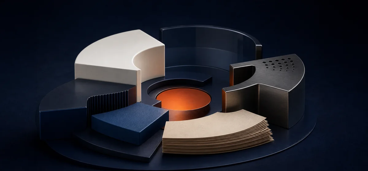 Circular arrangement of varied crafted modules surrounding an orange center.